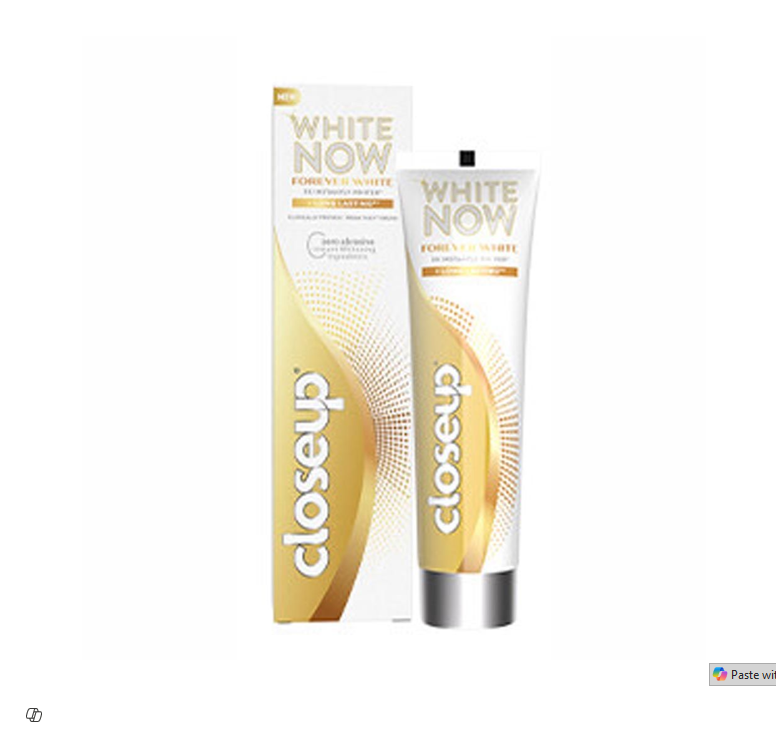 CLOSE UP TOOTHPASTE WHITE NOW FOREVER WHITE