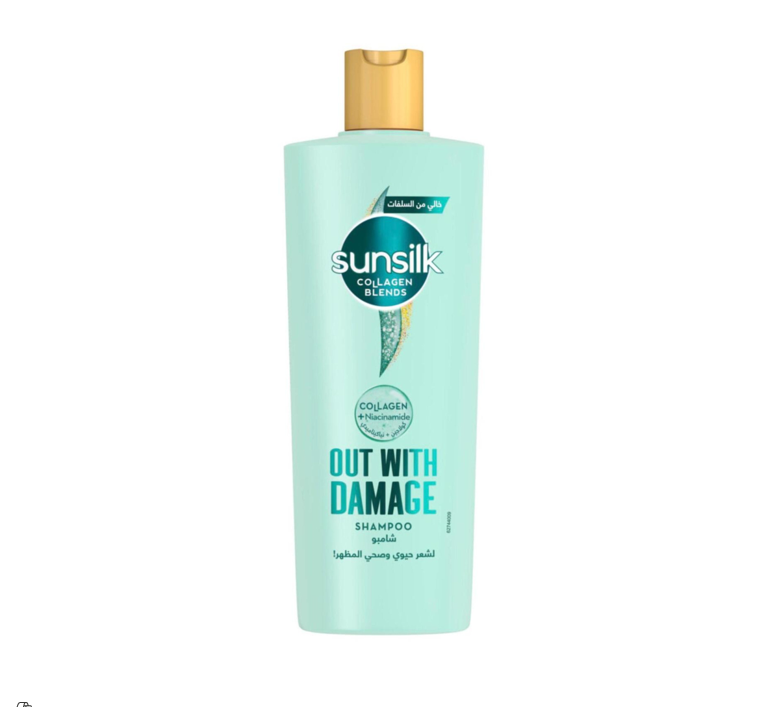 SUNSILK OUT WITH DAMAGE SHAMPOO