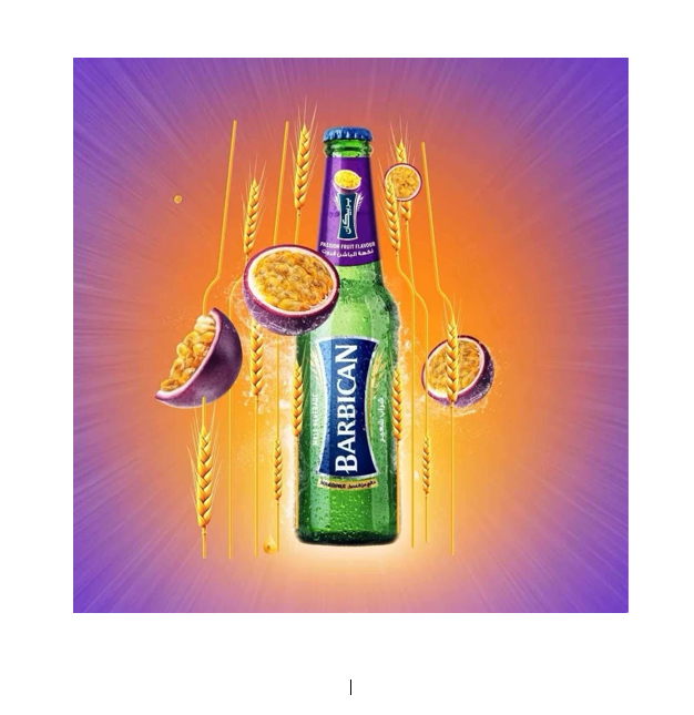 BARBICANS NON-ALCOHOLIC MALT BEVERAGE PASSION FRUIT FLAVOR 330ML