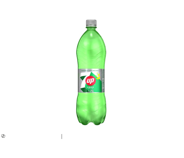 7UP Zero Sugar Pet 1.25L
