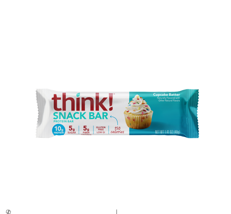 THINK SNACK BAR CUPCAKE BUTTER 40G
