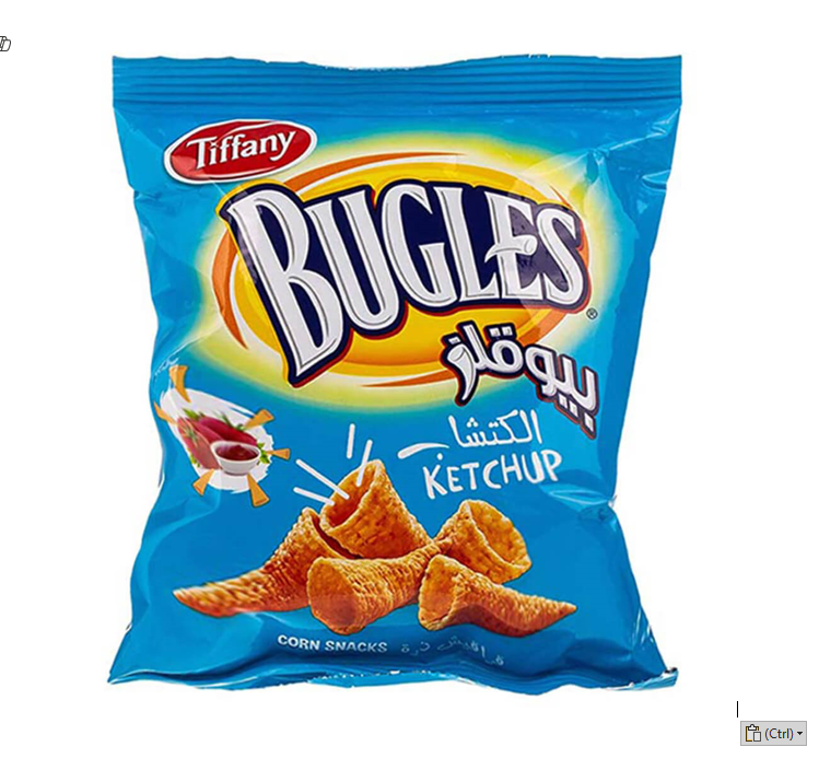 bugles ketchup chips 125g