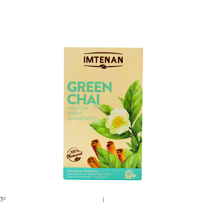 Imtenan Natural Chai Green Tea 18tb