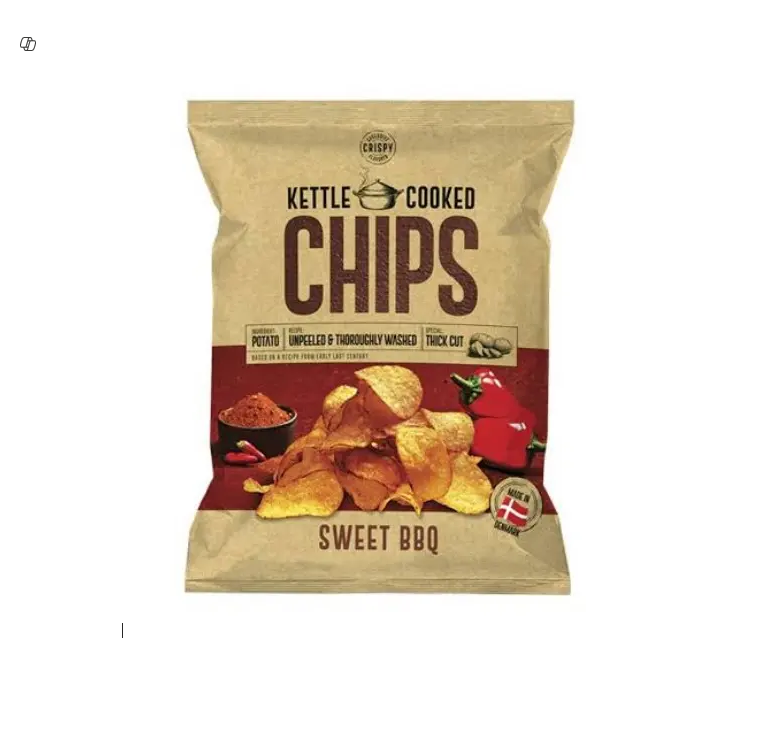 CRISPY KETTLE COOKED CHIPS SWEET BBQ 150GM