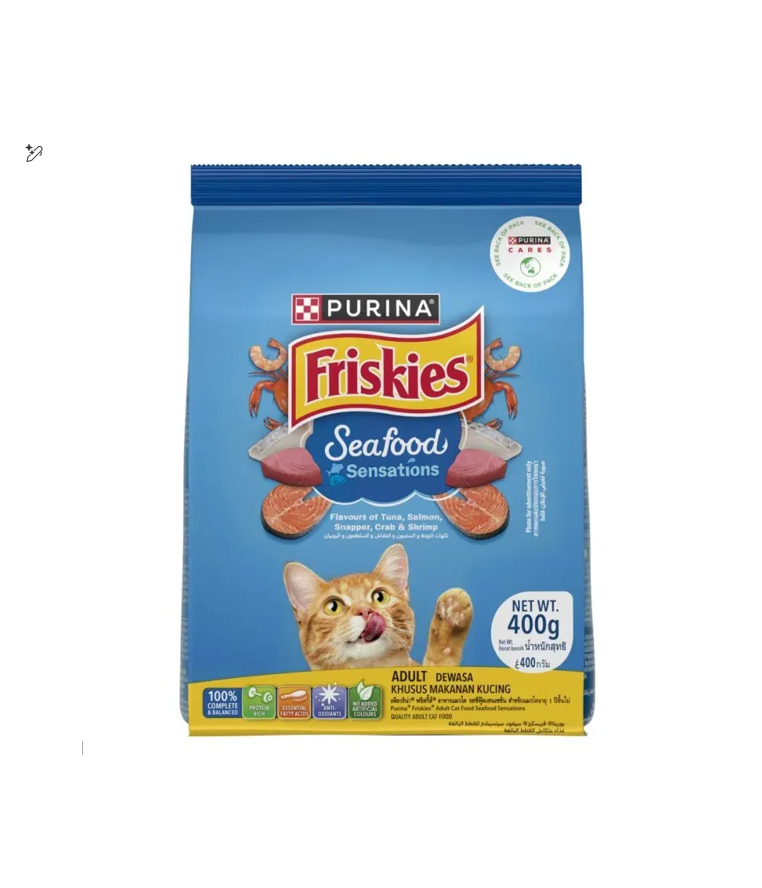 FRISKIES SEAFOOD SENSATIONS 400GM