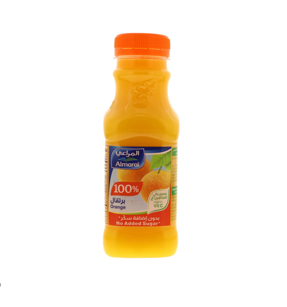 Almarai Long Life Orange Juice - no added sugar 300 ML