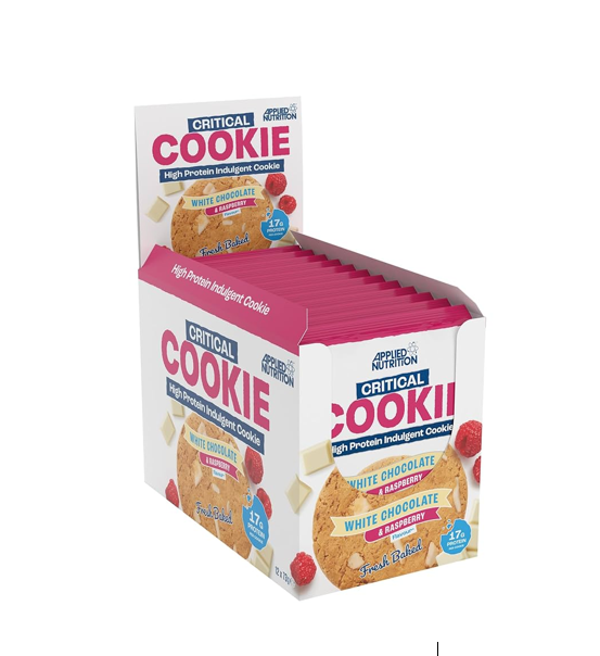 Cookie White Chocolate Chip 20 GM PROTEIN with Raspberry - GMO free, sugar alcohols free, artificial sweetener free 85GM