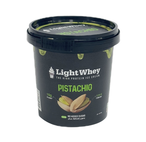 Light Whey High Protein15GM Pistachio Ice Cream - no added sugar 