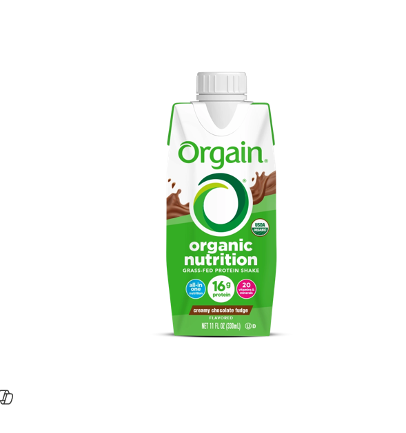 orgain nutriton shake creamy chocolate fudge 330ml