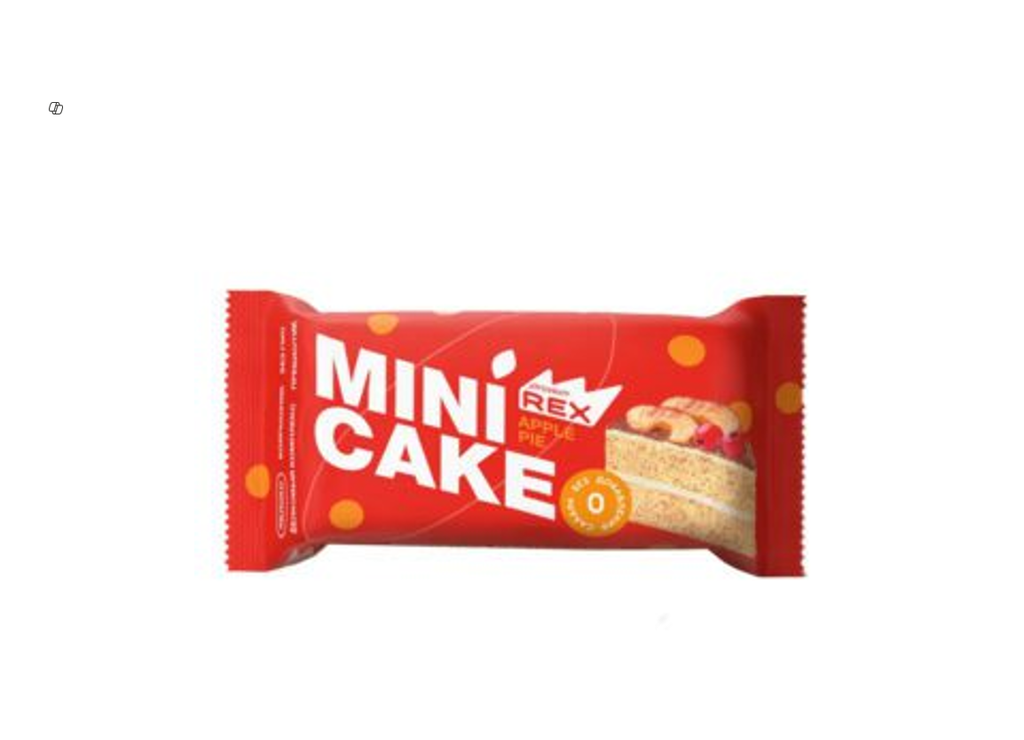 rex protein mini cake 40g apple pie 