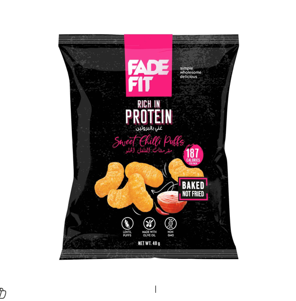 FADE FIT PUFFS CHEESE (40GMS) 