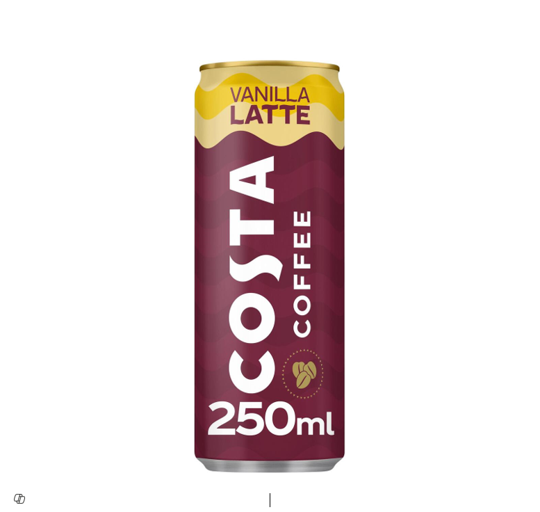 Costa Coffee Iced Vanilla Latte 250ML
