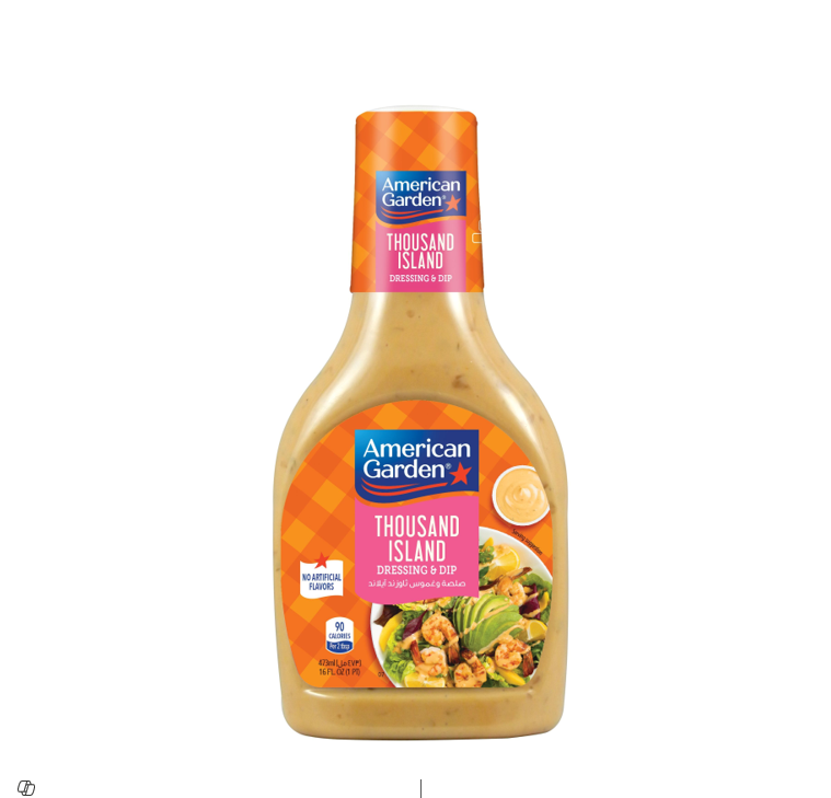 AMERICAN GARDEN THOUSAND ISLAND DRESSING & DIP 473ML