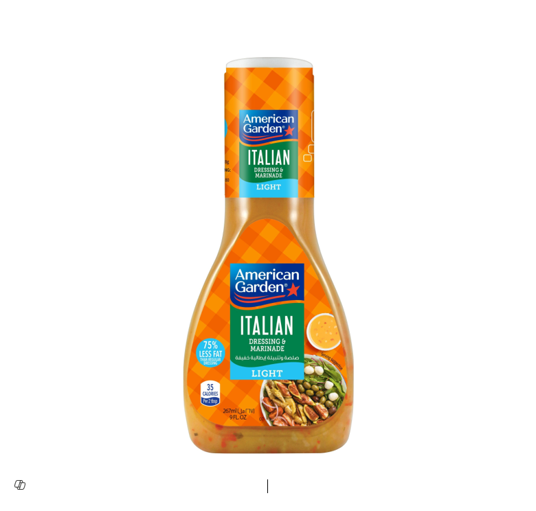 AMERICAN GARDEN ITALIAN DRESSING & MARINADE 267ML