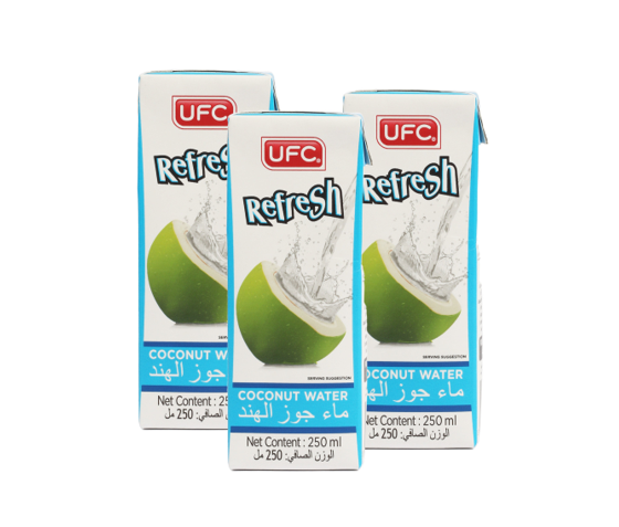 UFC REFRESH COCONUT WATER 250*3 