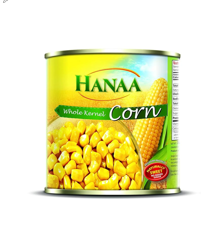 HANAA WHOLE KERNEL CORN 340GM