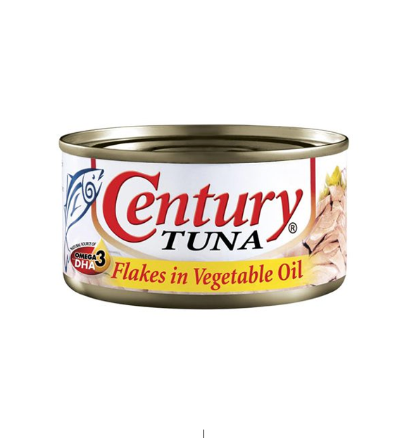 CENTURY TUNA FLAKES IN VEGETABLE OIL 180GM