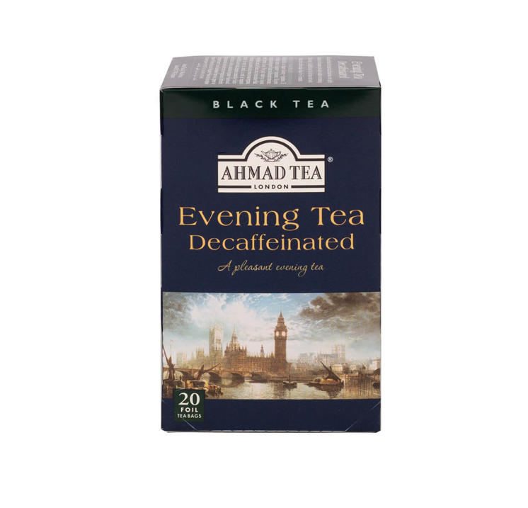 AHMAD TEA EVENING DECAFFEINATED TEA 20BAGS