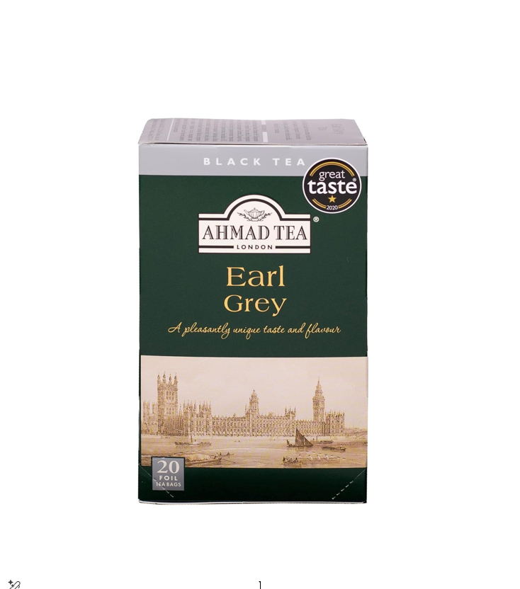 AHMAD TEA EARL GREY 20BAGS