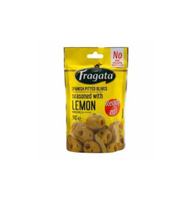 FARAGATA PITTED OLIVES WITH LEMON 8*70GM