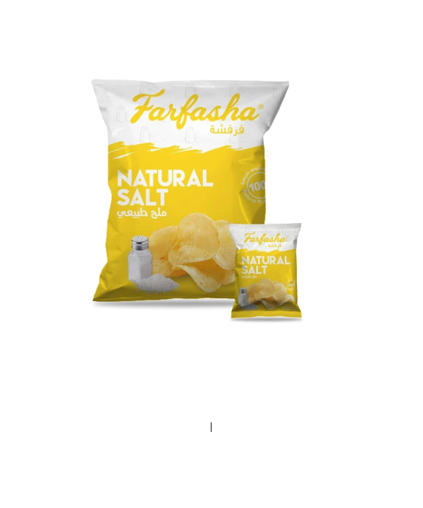 FARFASHA POTATO CHIPS NATURAL SALT 12*21GM
