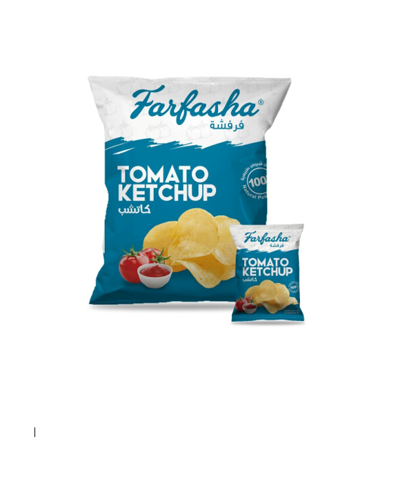 FARFASHA POTATO CHIPS TOMATO KETCHUP12*21GM