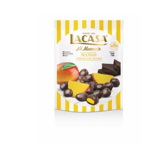 LACASA DARK CHOCOLATE COATED MANGO 115GM