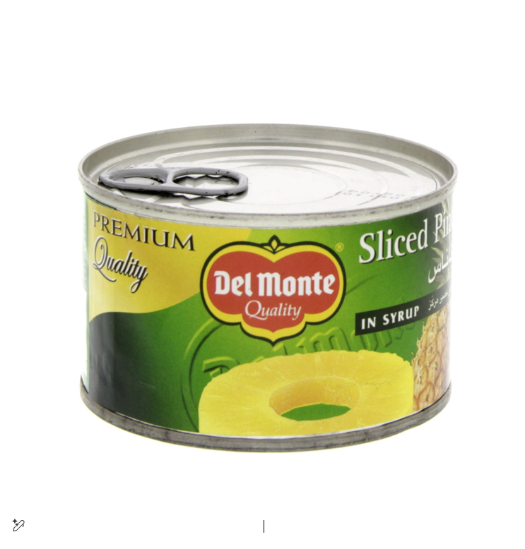 DEL MONTE PINEAPPLE SLICED 235G X2 