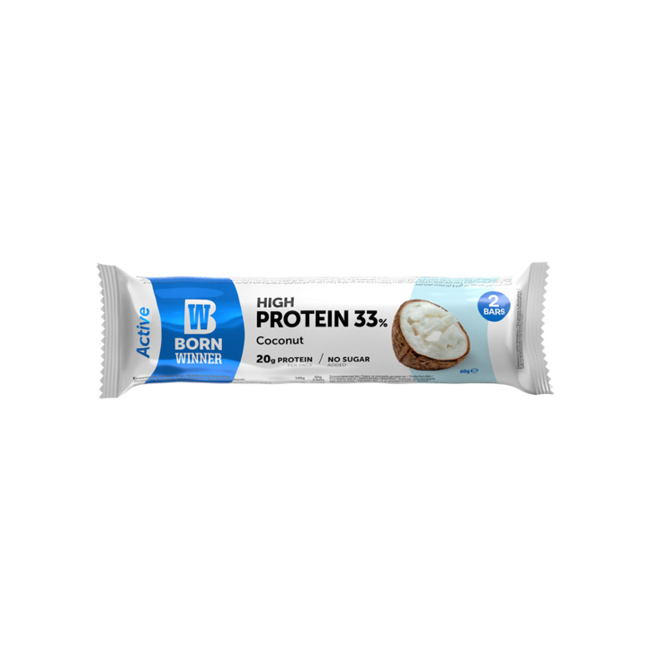 BORN WINNER PROTEIN BAR ACTIVE COCONUT 60GM