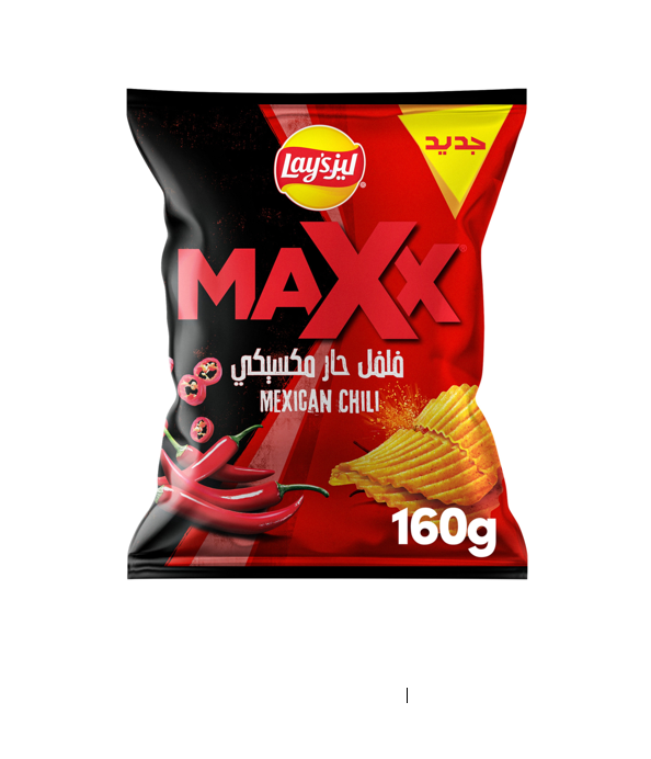 Lay's Maxx Mexican Chili Potato Chips 160GM