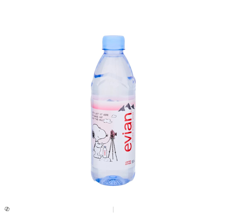 Evian Natural Mineral Water LIVE YOUNG 500ml 