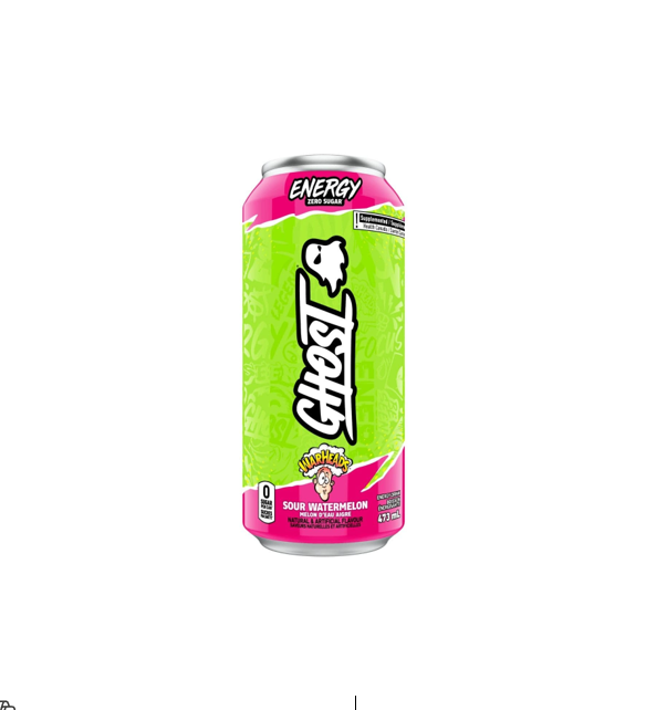 GHOST ENERGY DRINK (WAR HEADS SOUR WATERMELON) 473ML
