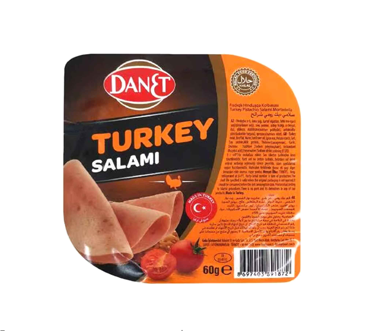 DANET TURKEY SALAMI 60GM