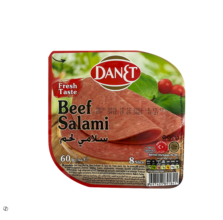 DANET BEEF SALAMI 60GM