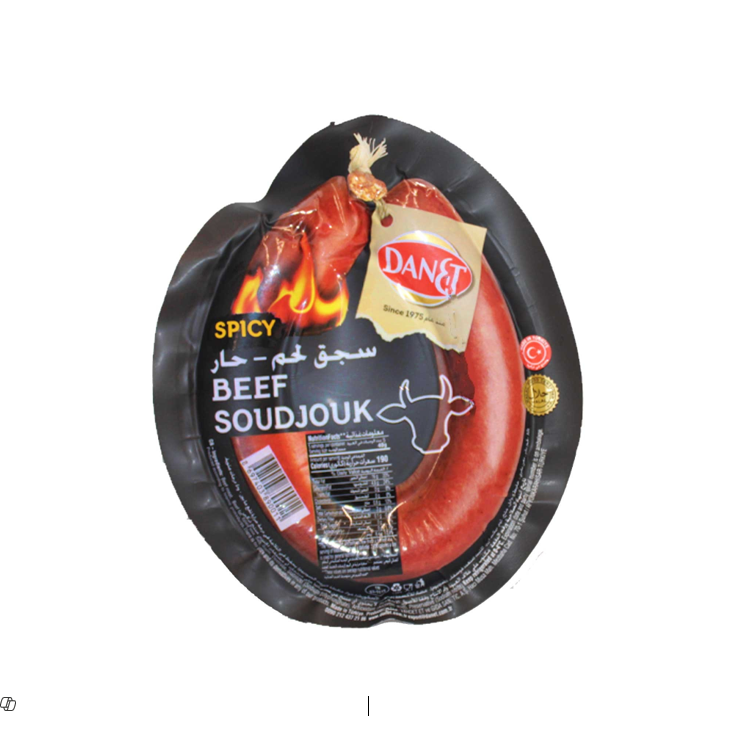 DANET SOUDJOUK BEEF SPICY 200GM
