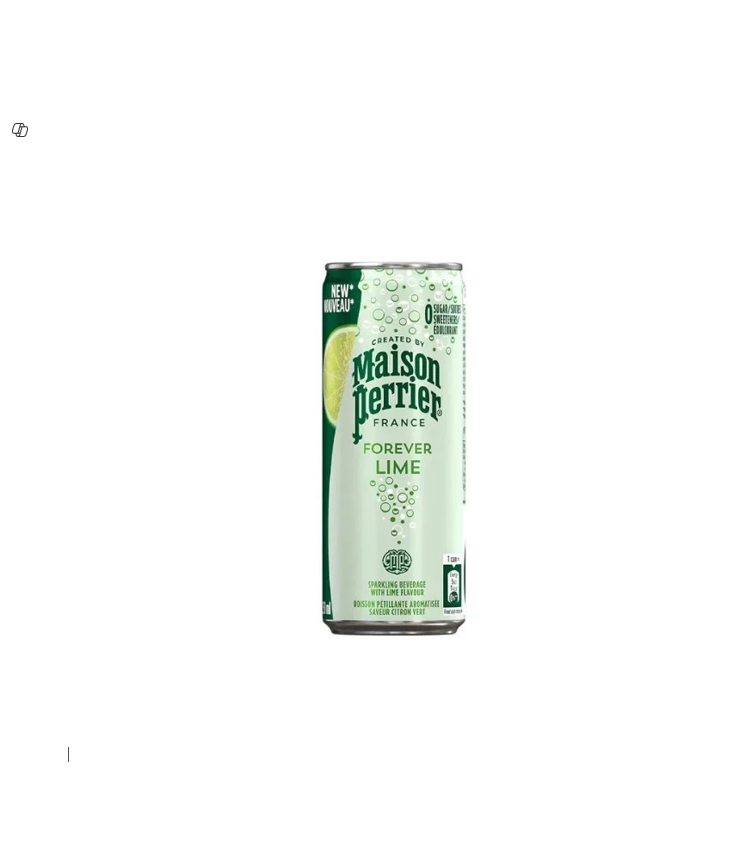 MAISON PERRIER FOREVER LIME CARBONATED DRINK 250ML