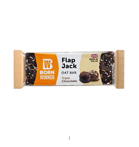 Born Winner Flapjack Oat Bar with Triple Chocolate 100GM