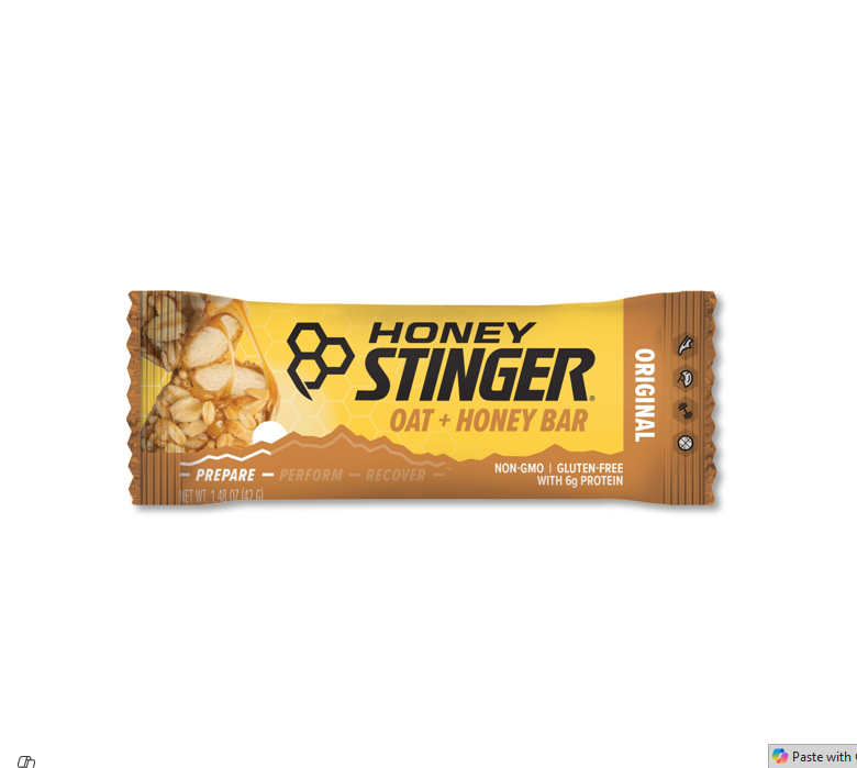 honey stinger oat+honey bar 42gm
