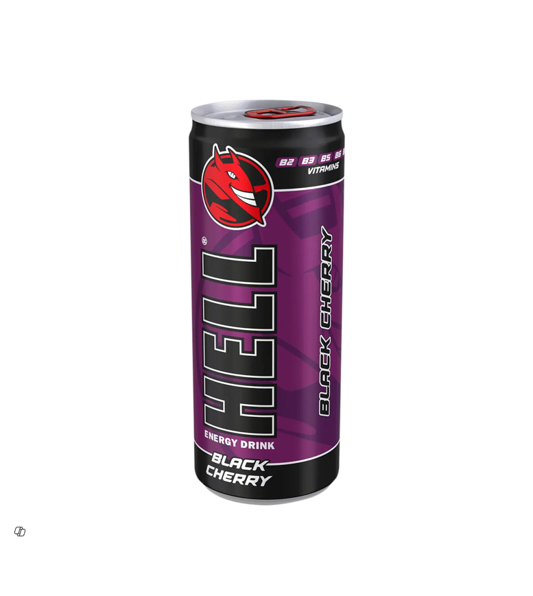 HELL ENERGY DRINK BLACK CHERRY 250ML 