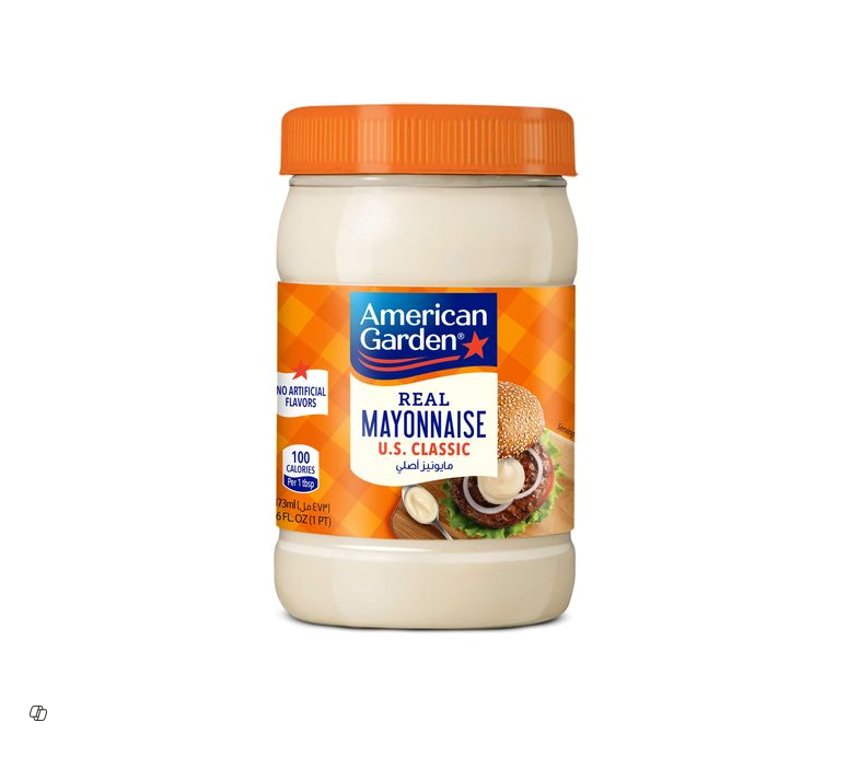 American Garden U.S. Classic Mayonnaise - gluten free, dairy free, artificial flavors free 473ML