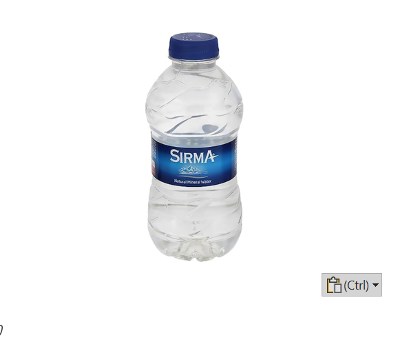 SIRMA NATURAL SPRING WATER PET BOTTLE 330ML
