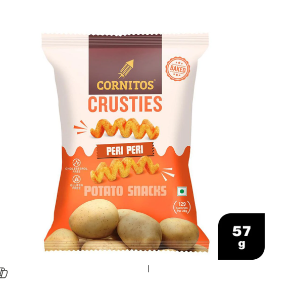 CORNITOS POTATO ITALIAN CHEESE 57GM