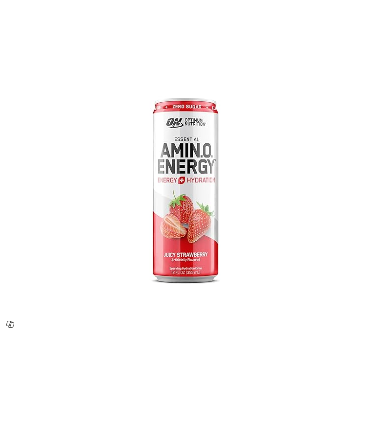 ON AMINO ENERGY+HYDRATION SPARKLING DRINK (JUICY STRAWBERRY) 355ML