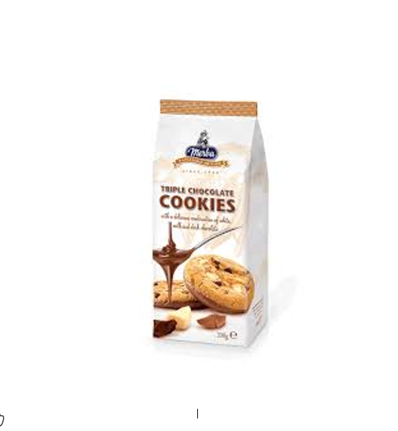 Merba Patisserie Cookies Triple Chocolate Cookies 200GM