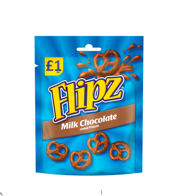 FLIPZ PRETZELS MILK CHOCOLATE 80GM