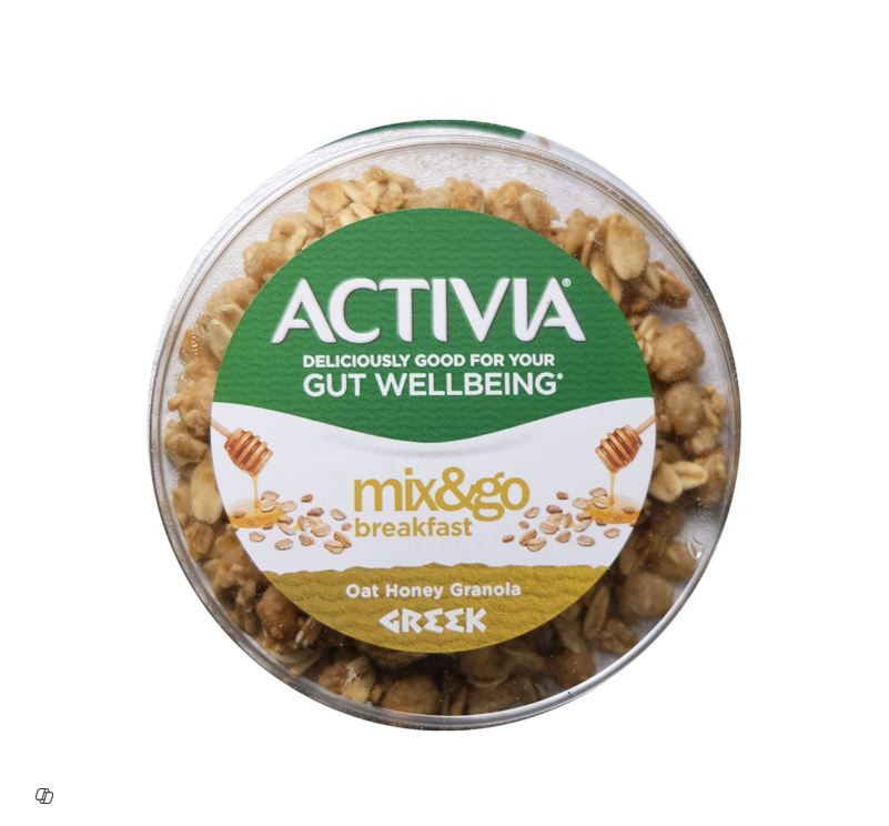 ACTIVIA GREEK MIX & GO OATS HONEY GRANOLA 150GM