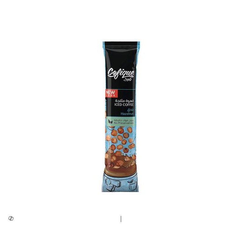 COFIQUE ICED COFFEE SACHET HAZELNUT 24GM