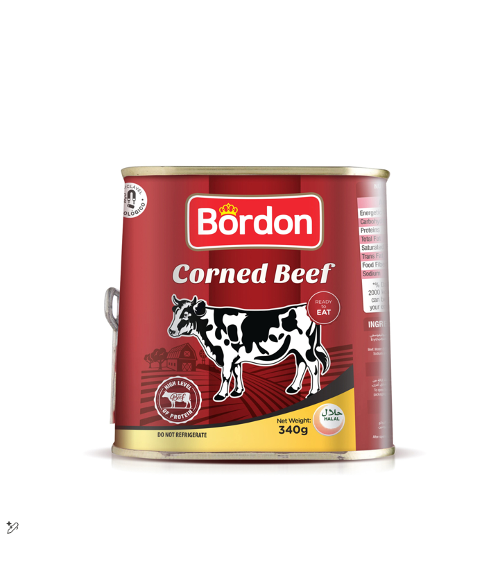 Bordon Corned Beef  340GM