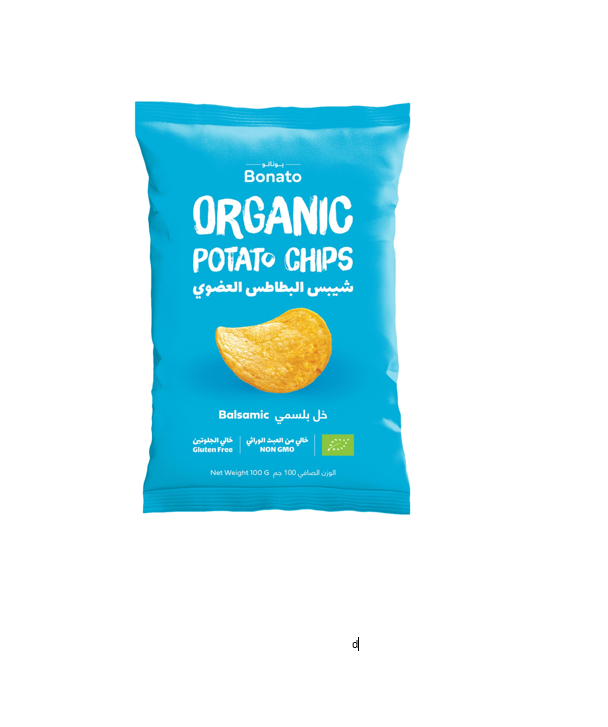BONATO ORGANIC POTATO CHIPS BALSAMIC VINEGAR 100GM