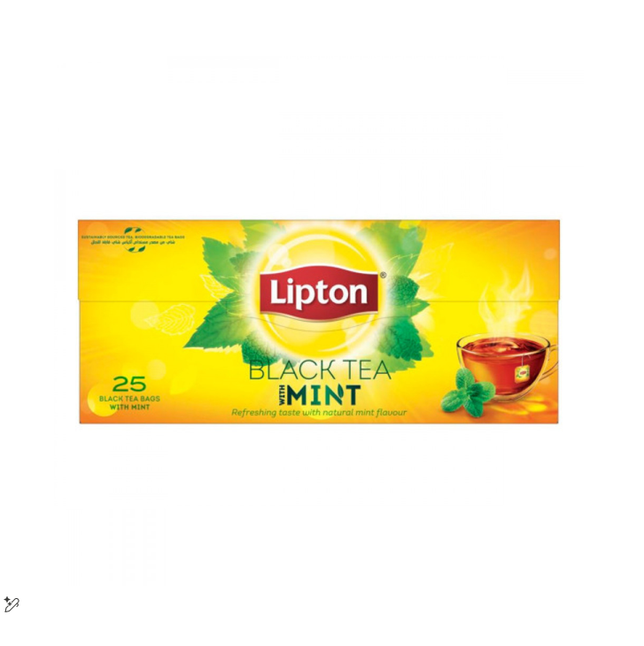LIPTON BLACK TEA WITH MINT 25*S